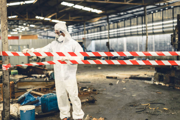 Professional Biohazard technician working in Santa Barbara, CA